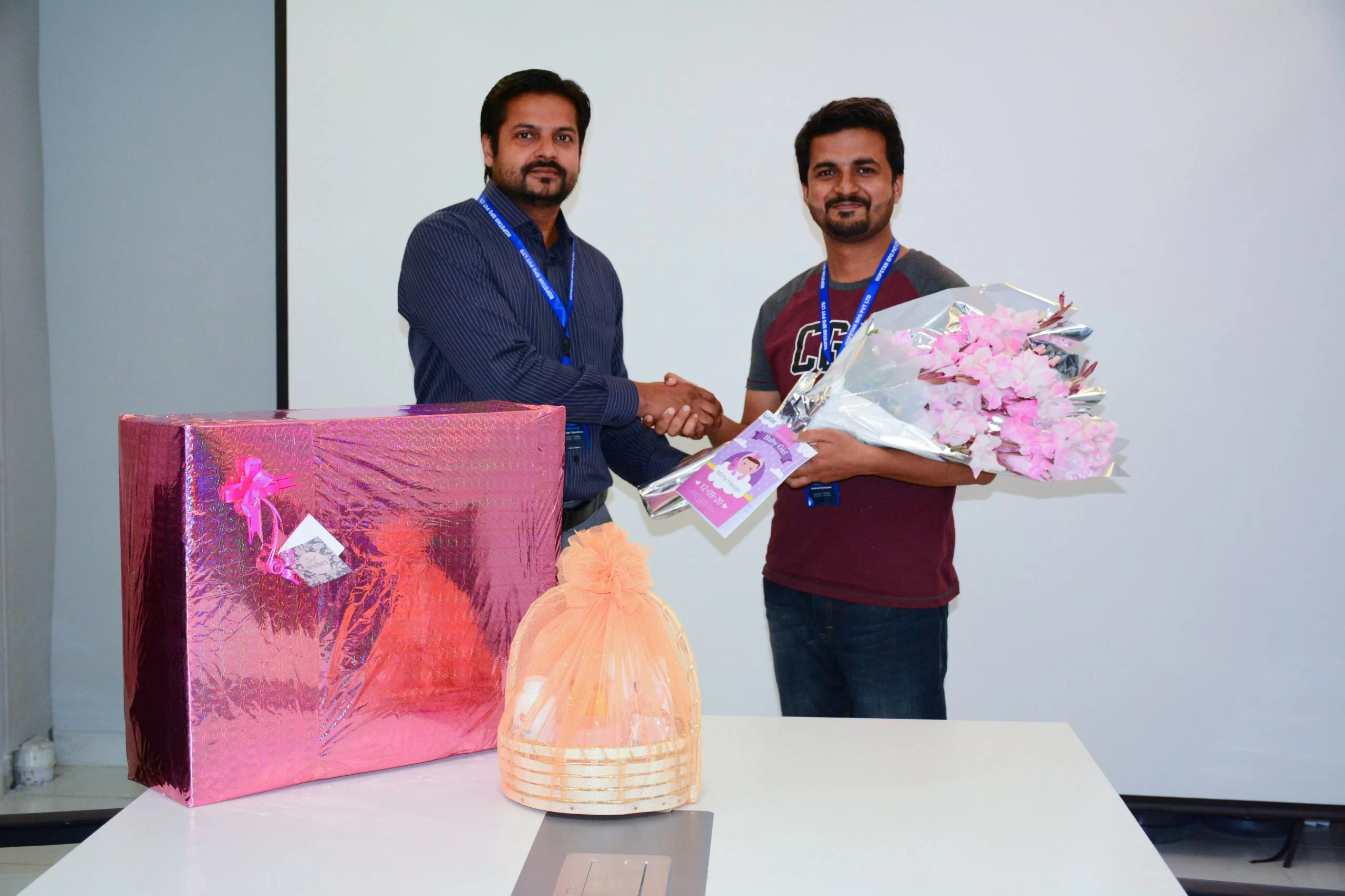 new born baby girl's celebrations at Ropstam Solutions