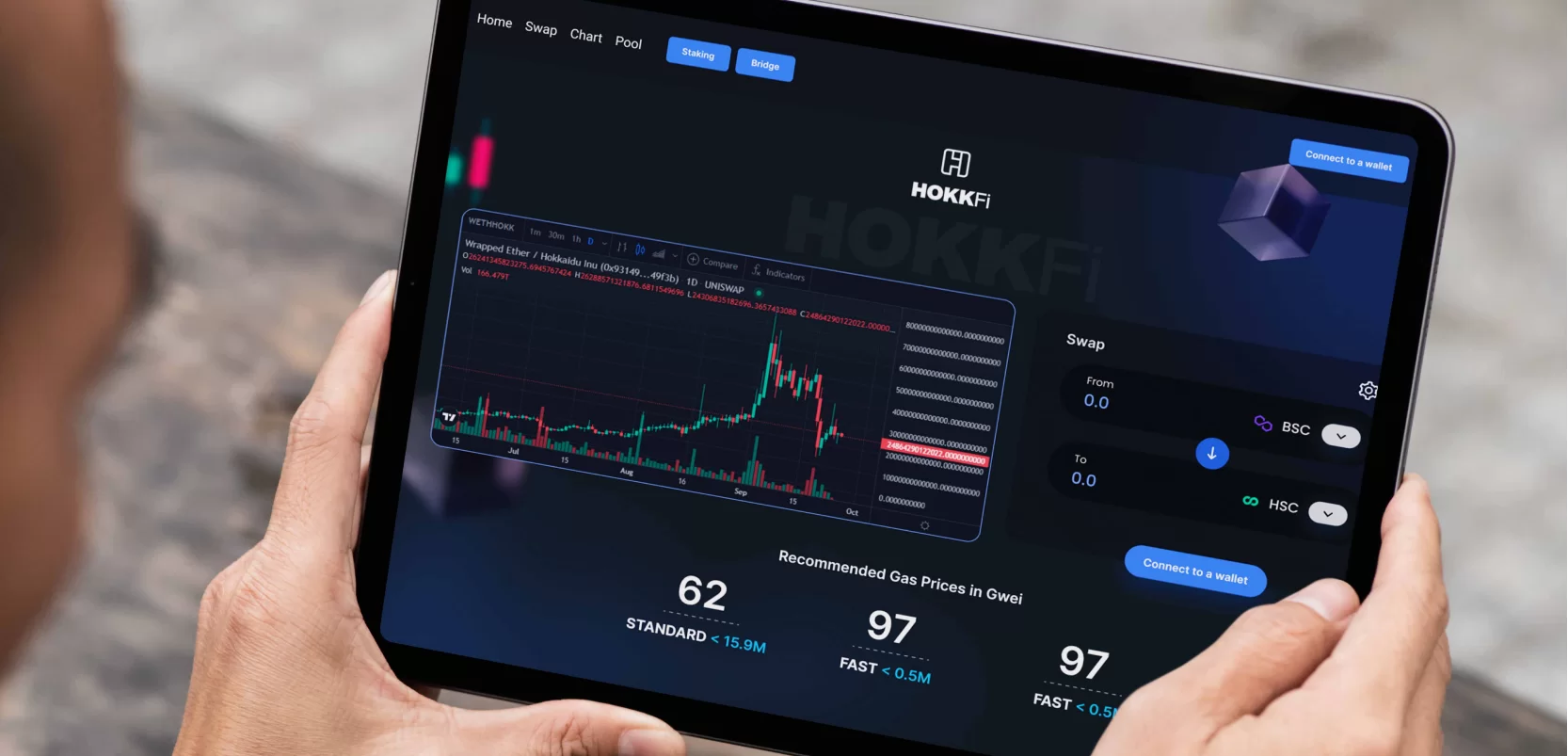 hokkfi client for blockchain development services by ropstam solutions
