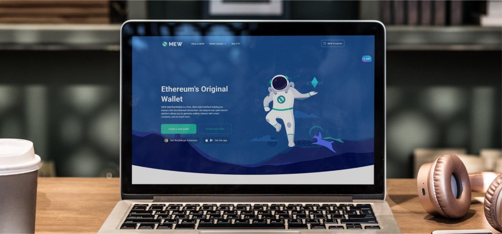 My Ether Wallet, client of blockchain services by ropstam solutions