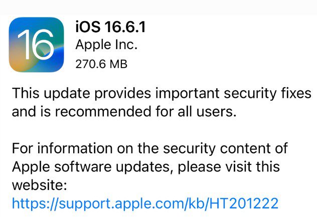 Apple Releases Emergency Software Update