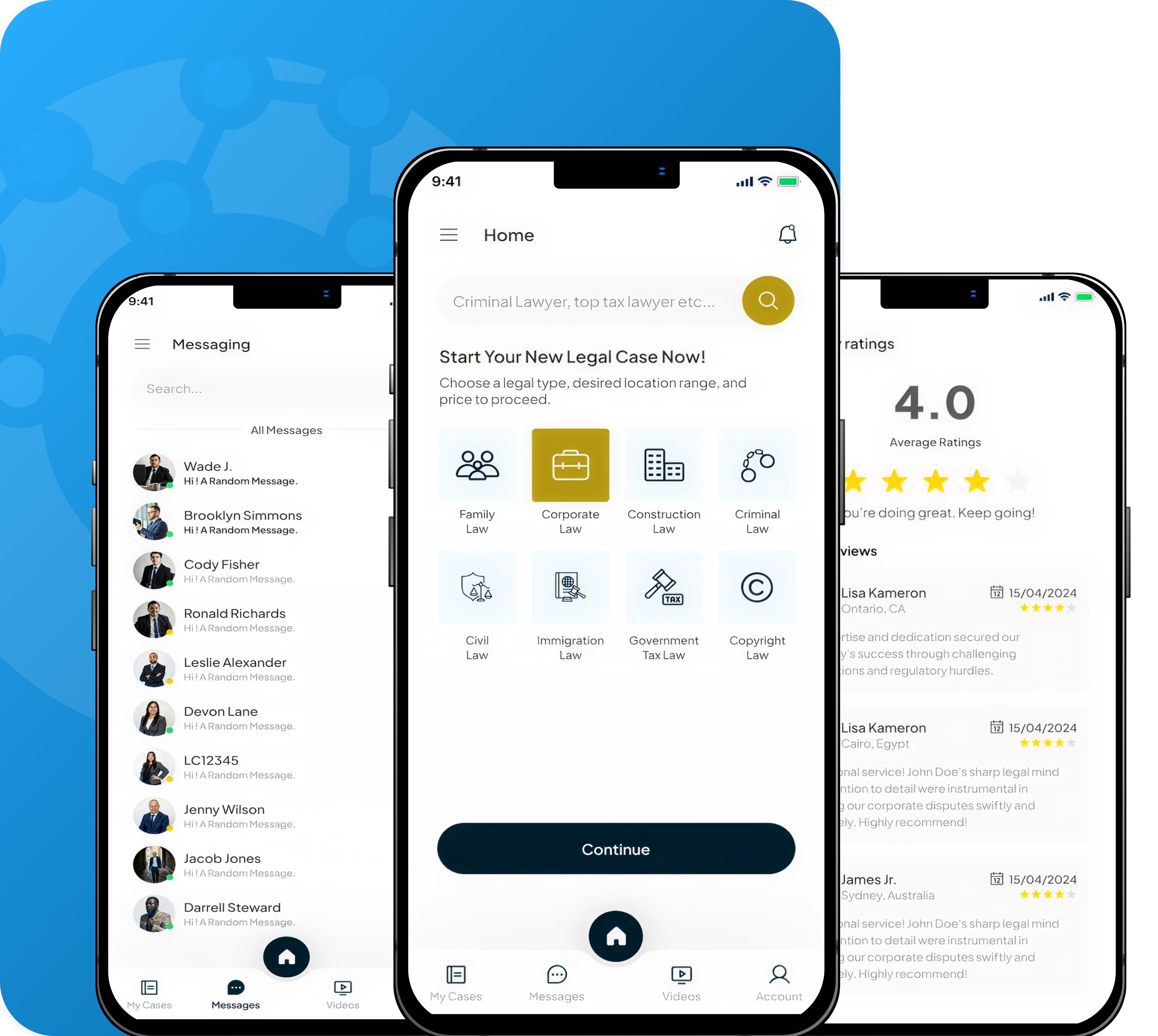 The law Spot bemycourier bmc client for mobile application development services at ropstam solutions