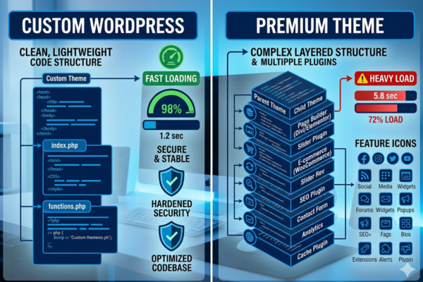 Custom WordPress vs Premium Themes