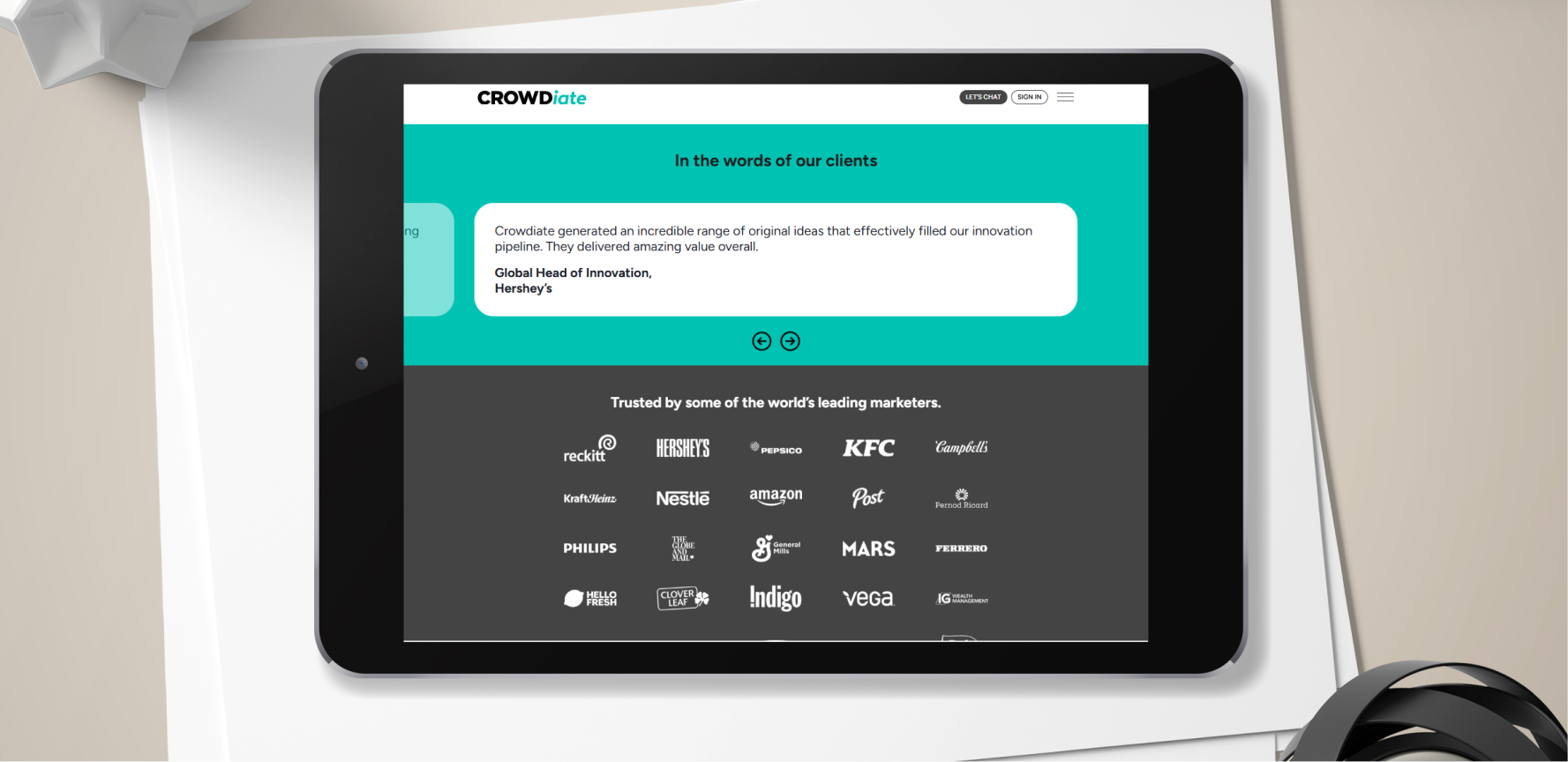 user interface of buzznog by ropstam solutions