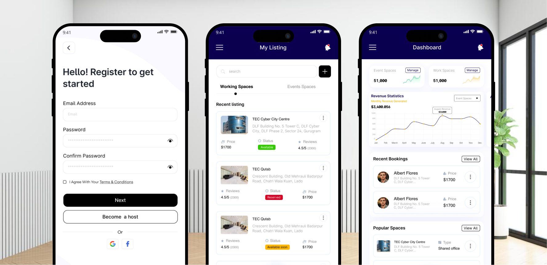 user interface of buzznog by ropstam solutions